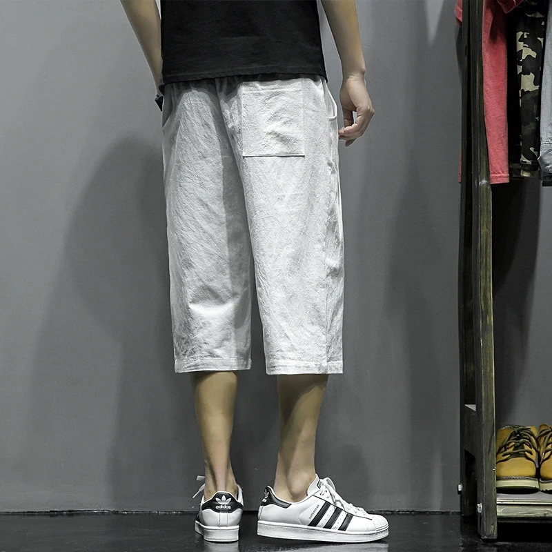 Joggers Men's Straight Pants Man Black Cotton Calf-Length Pant Summer Casual Streetwear Loose Trouser for Men Trendy Sweatpants
Joggers Men's Straight Pants Man Black Cotton Calf-Length Pant Summer Casual Streetwear Loose Trouser for Men Trendy Sweatpants