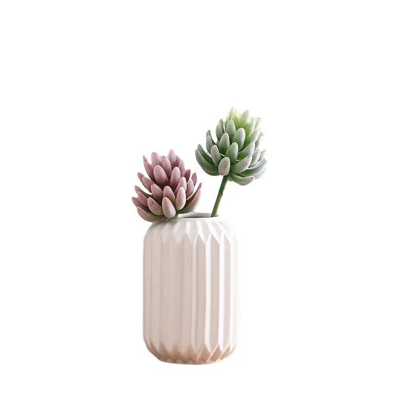 Ceramic vase decoration modern simple creative home living room dining room model room flower arrangement geometry flower
Ceramic vase decoration modern simple creative home living room dining room model room flower arrangement geometry flower