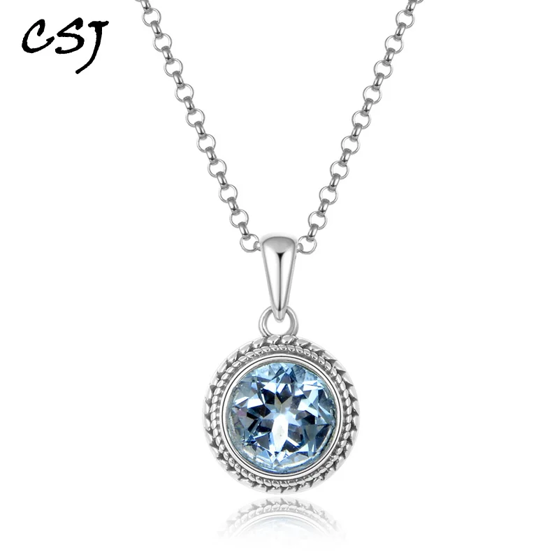 CSJ blue topaz quartz gemstone noble good oct10*14mm Pendant or necklace Sterling 925 Silver Fine Jewelry For Women Lady Gift
CSJ blue topaz quartz gemstone noble good oct10*14mm Pendant or necklace Sterling 925 Silver Fine Jewelry For Women Lady Gift