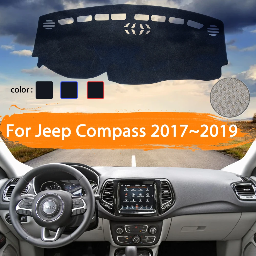 For Jeep Compass 2017 2018 2019 MK2 Car Dashboard Cover Dashmat Avoid light Sun Shade Carpet Car Accessories
For Jeep Compass 2017 2018 2019 MK2 Car Dashboard Cover Dashmat Avoid light Sun Shade Carpet Car Accessories
