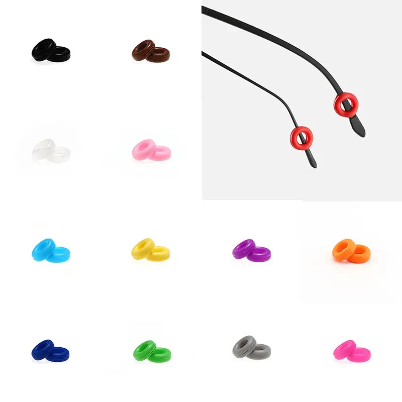 

Non-slip Sleeves Fixed Anti-drop 5 Pair Spectacles Sunglasses Leg Covers Ear Hooks Ear Support Earmuffs Glasses Legs Accessories