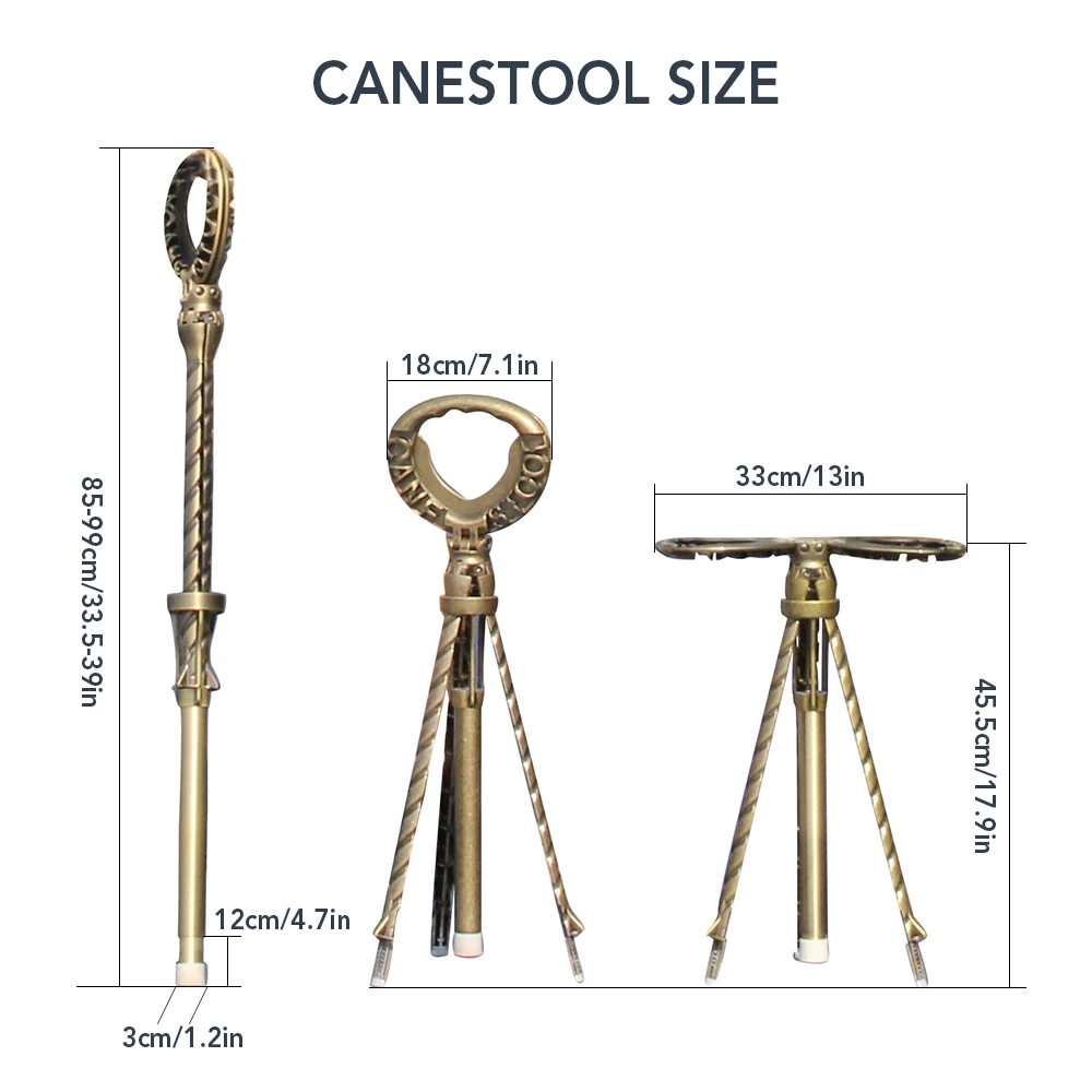 Multifunctional Folding Adjustable Height Cane Seat Solid Aluminum Alloy Cane Stool Crutch Chair Seat
Multifunctional Folding Adjustable Height Cane Seat Solid Aluminum Alloy Cane Stool Crutch Chair Seat