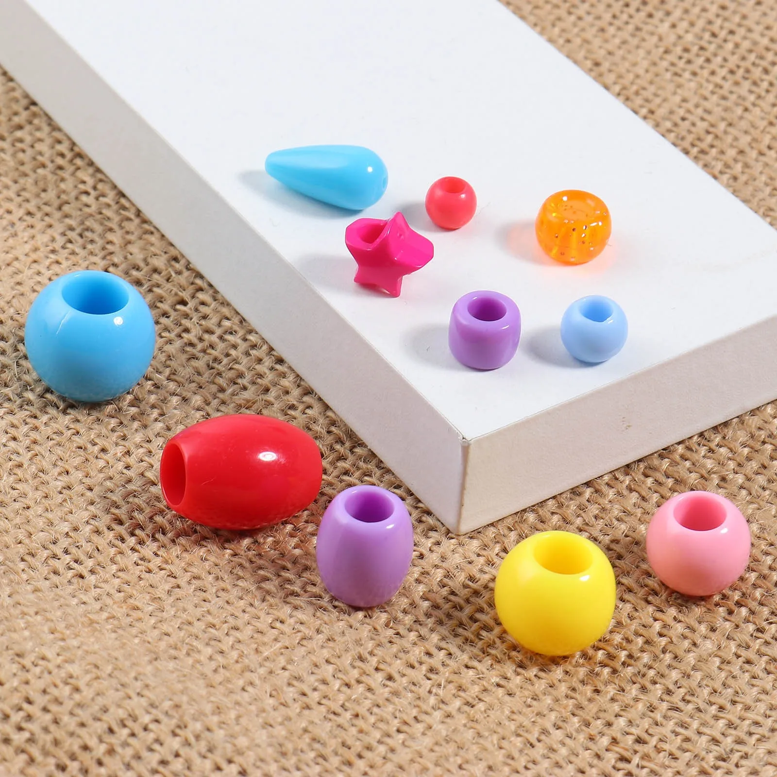 Acrylic Large Hole Charm Beads At Random Color Round Ball Loose Beads DIY Making Earrings Necklace Jewelry Findings,100-1000PCs
Acrylic Large Hole Charm Beads At Random Color Round Ball Loose Beads DIY Making Earrings Necklace Jewelry Findings,100-1000PCs