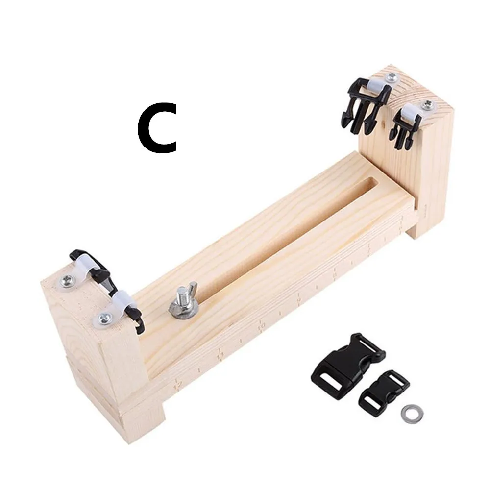 Paracord Jigs Paracord Rope DIY Tool Bracelet Woven Fixed Wooden Frame Length Adjustable Manual Workbench
Paracord Jigs Paracord Rope DIY Tool Bracelet Woven Fixed Wooden Frame Length Adjustable Manual Workbench