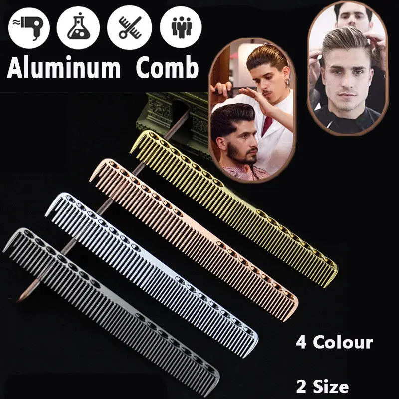 Mythus Metal Hair Cutting Comb Aluminum Hairdressing Barbers Comb Salon Professional Hairdressing Hair Styling Combs Tool
Mythus Metal Hair Cutting Comb Aluminum Hairdressing Barbers Comb Salon Professional Hairdressing Hair Styling Combs Tool