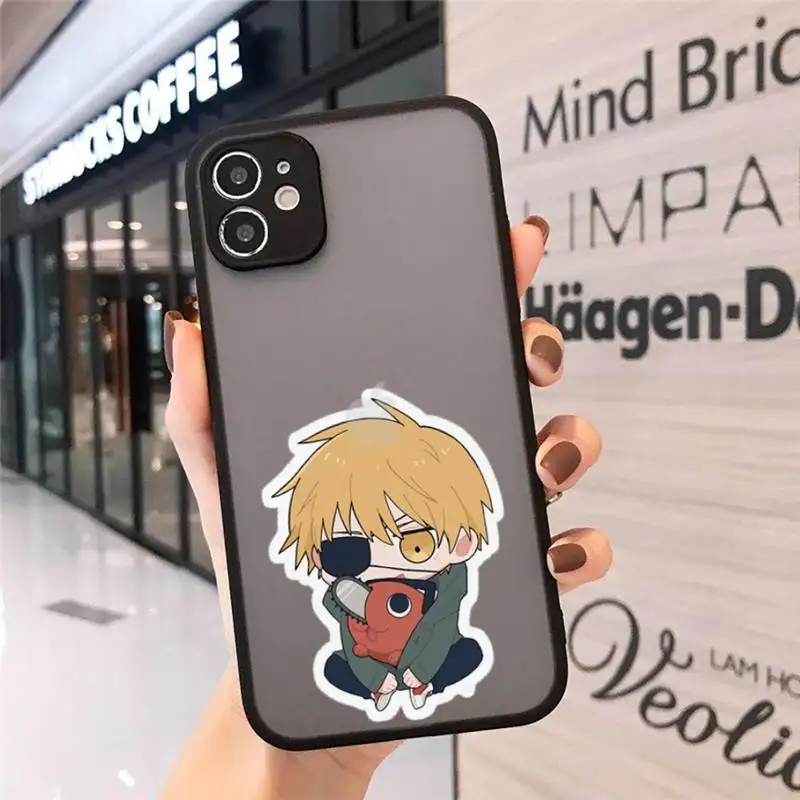 Anime Chainsaw Man Cartoon Phone Case For iPhone 12 11 Mini Pro XR XS Max 7 8 Plus X Matte transparent cover
Anime Chainsaw Man Cartoon Phone Case For iPhone 12 11 Mini Pro XR XS Max 7 8 Plus X Matte transparent cover