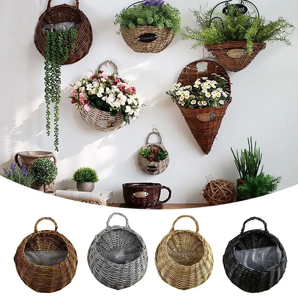 Garden Wall-mounted Flower Basket Large Size Handmade Hanging Rustic flower pot Nest A7R1 Basket Wicker Rattan Birds Flower Q3V3
Garden Wall-mounted Flower Basket Large Size Handmade Hanging Rustic flower pot Nest A7R1 Basket Wicker Rattan Birds Flower Q3V3