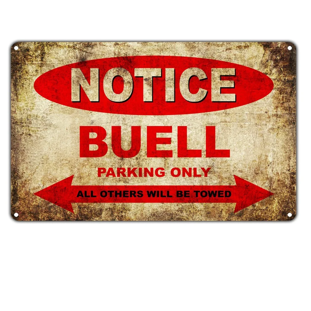Vintage Notice Buell Motorcycles Parking Only All Others Will Be Towed Tin Sign Retro Metal Sign Metal Poster Metal Decor Wall
Vintage Notice Buell Motorcycles Parking Only All Others Will Be Towed Tin Sign Retro Metal Sign Metal Poster Metal Decor Wall