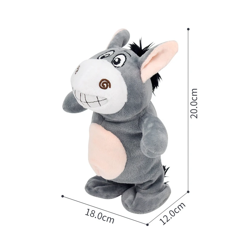 Talking Donkey Toy Electronic Donkey Figurine Model Kids Stuffed Interactive Mimicry Animal Toy Child
Talking Donkey Toy Electronic Donkey Figurine Model Kids Stuffed Interactive Mimicry Animal Toy Child