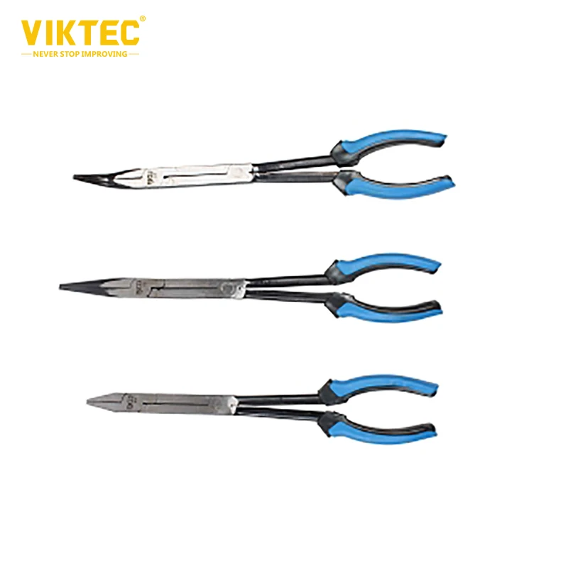 Viktec 3pc Double Joint Pliers Set 13" Flat Nose/Curved Nose/Needle Nose Pliers 3 in 1 Set
Viktec 3pc Double Joint Pliers Set 13" Flat Nose/Curved Nose/Needle Nose Pliers 3 in 1 Set