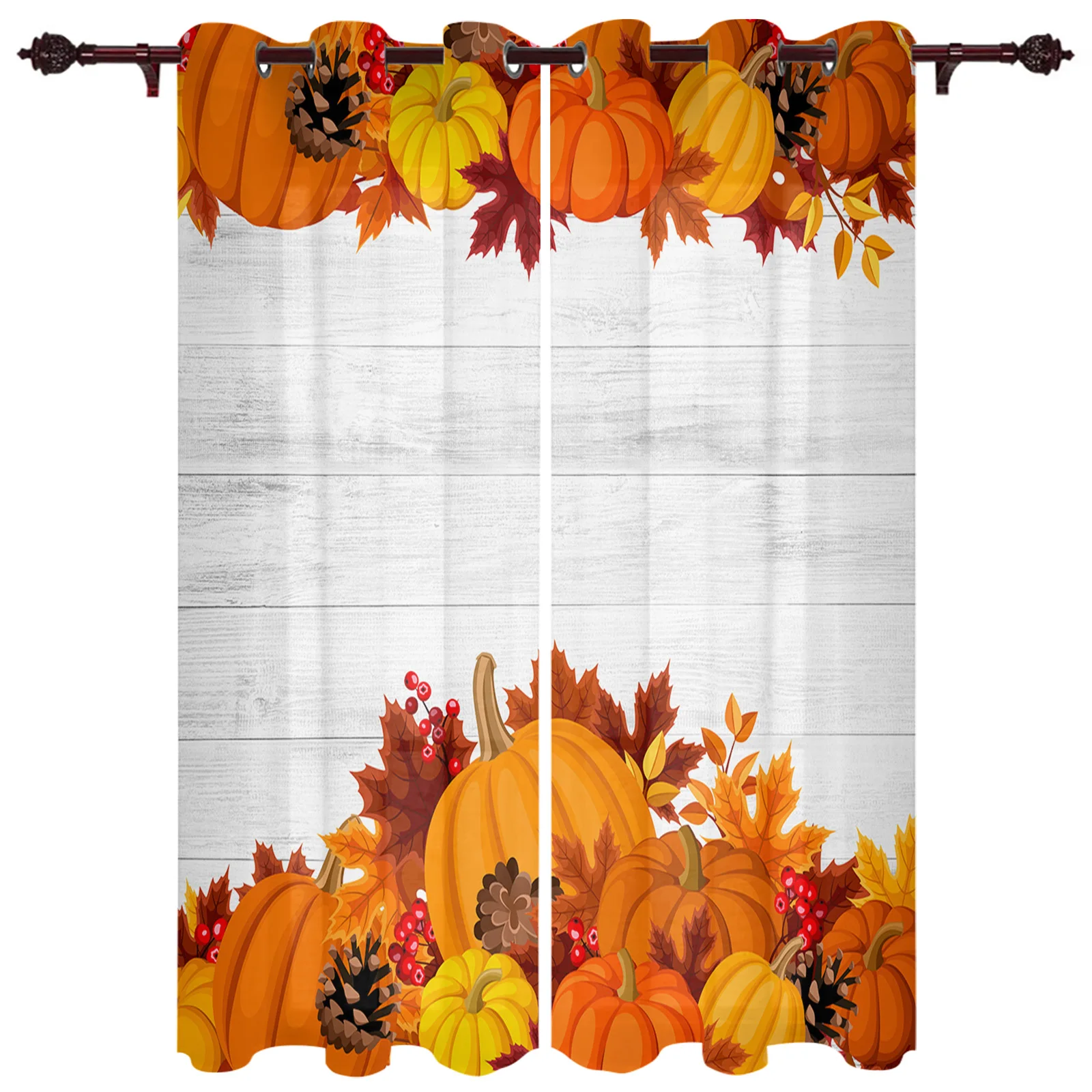 Thanksgiving Pumpkin Maple Leaf Curtains for Living Room Kitchen Window Curtain Luxury Curtains for Bedroom Kids
Thanksgiving Pumpkin Maple Leaf Curtains for Living Room Kitchen Window Curtain Luxury Curtains for Bedroom Kids