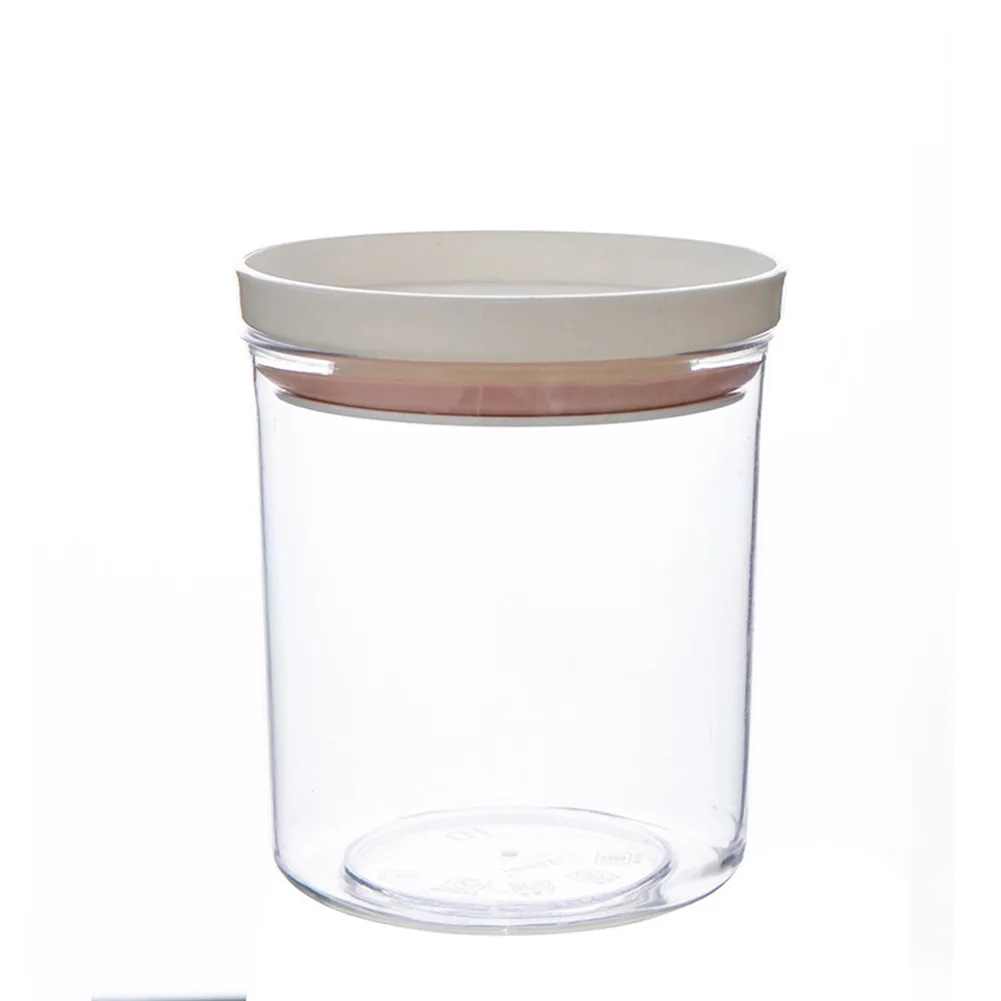 250/350/550/700ml Food Storage Container Kitchen Pantry Organizer with Airtight Lid Stackable Canister for Flour Sugar Cereal
