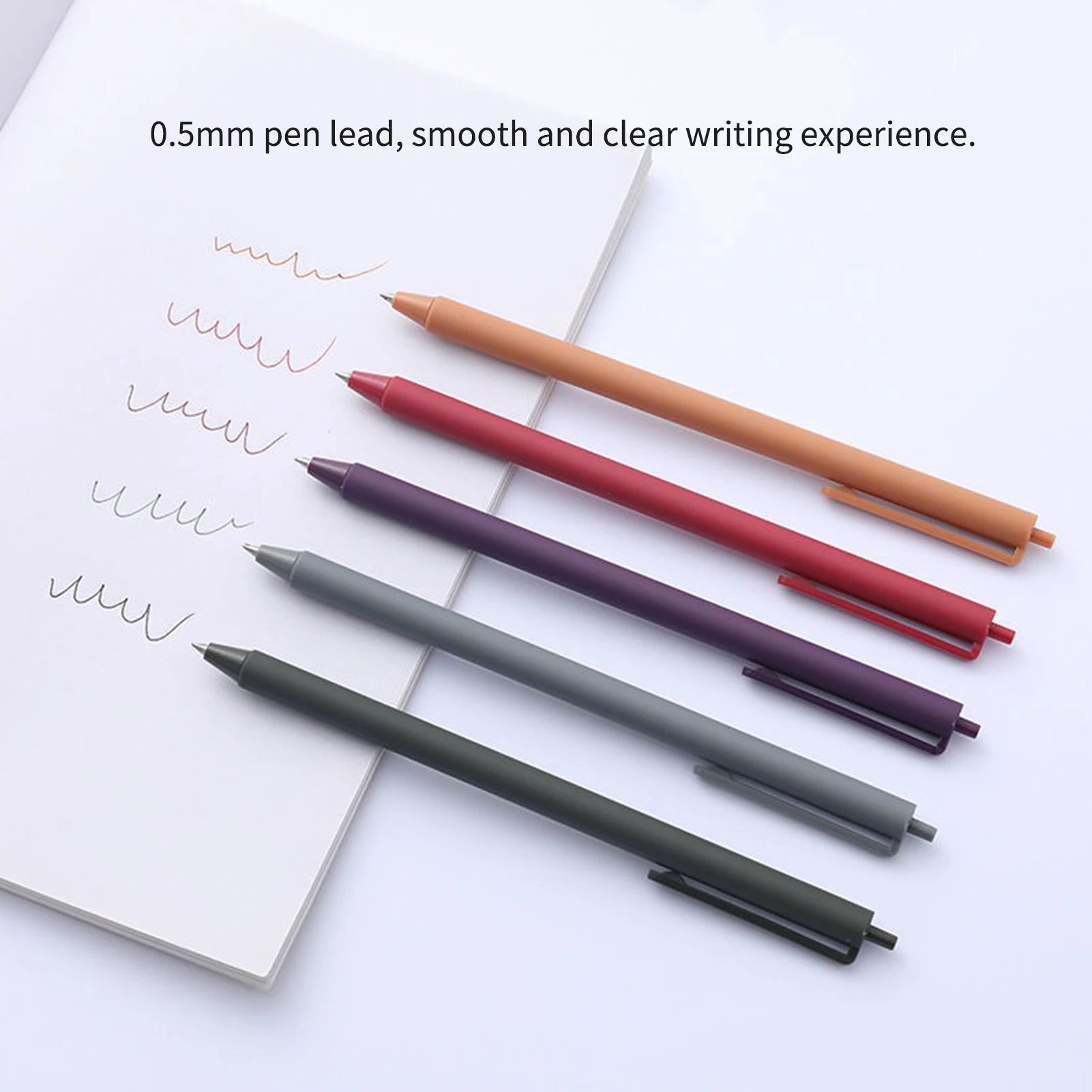 5 Color Gel Pens Set Retractable Gel Ink Pen 0.5mm Pen Lead Quick Dry Color Pen for Writing Drawing Office School Supplies
5 Color Gel Pens Set Retractable Gel Ink Pen 0.5mm Pen Lead Quick Dry Color Pen for Writing Drawing Office School Supplies