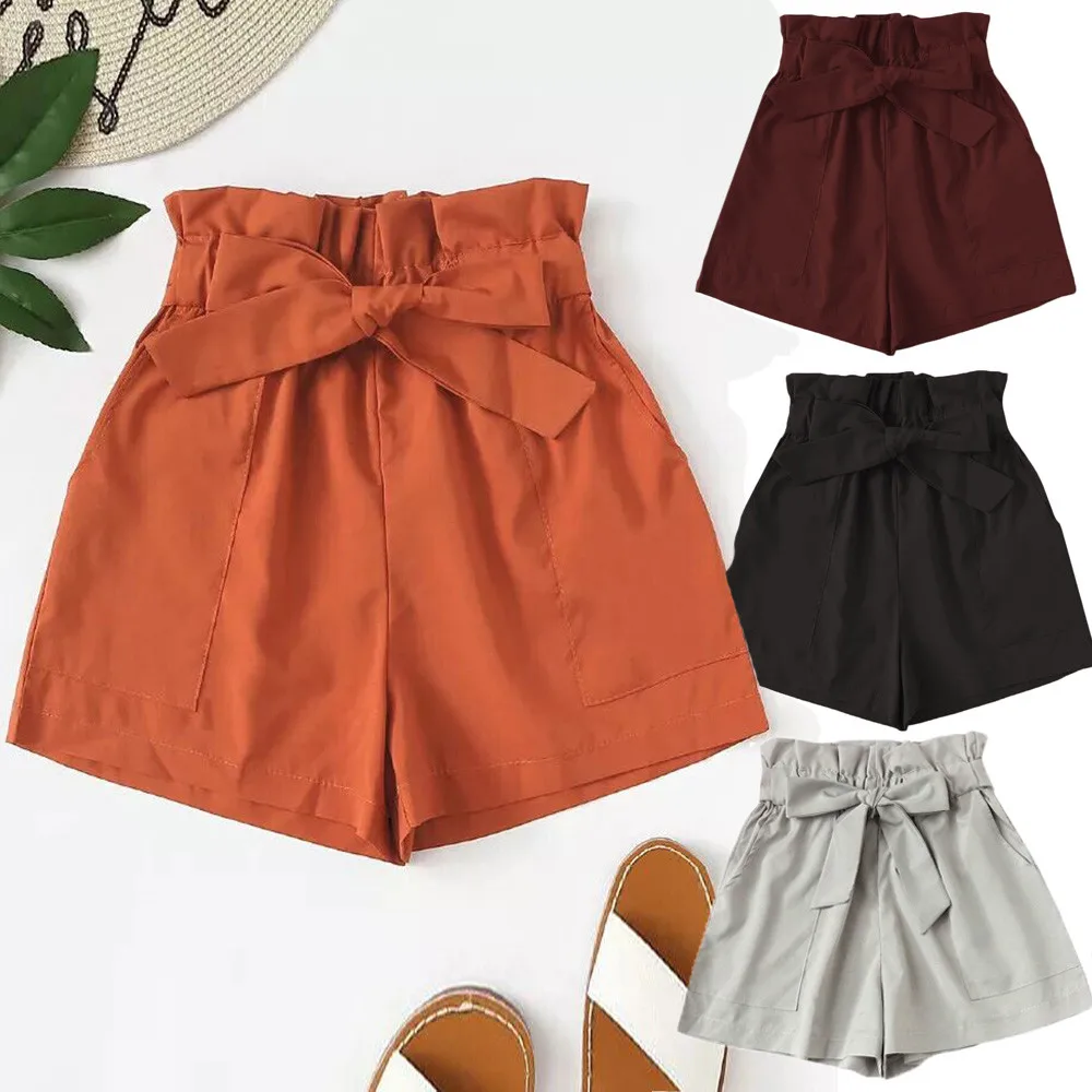 New Summer Shorts women Pocket Polyester High Waist Knee Length Solid Casual Summer Sport Trousers Bow Drawstring feminino
New Summer Shorts women Pocket Polyester High Waist Knee Length Solid Casual Summer Sport Trousers Bow Drawstring feminino