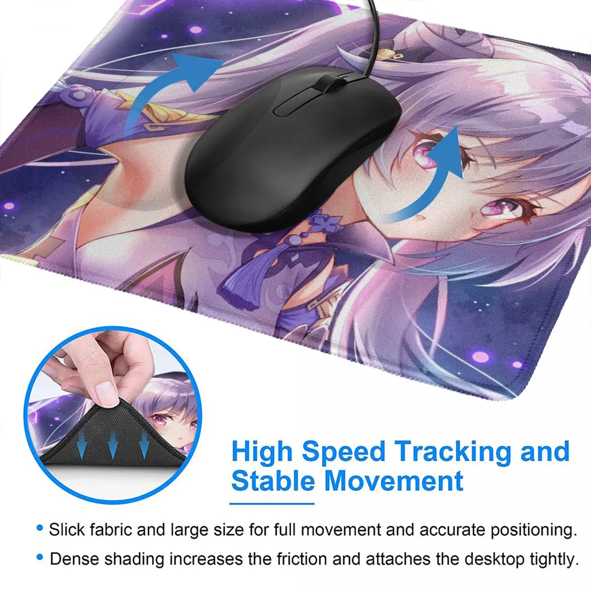 Keqing Genshin Impact Vintage Mouse Pad Waterproof Desk Mat Pads Natural Rubber PC Table Decoration Cover 
Keqing Genshin Impact Vintage Mouse Pad Waterproof Desk Mat Pads Natural Rubber PC Table Decoration Cover