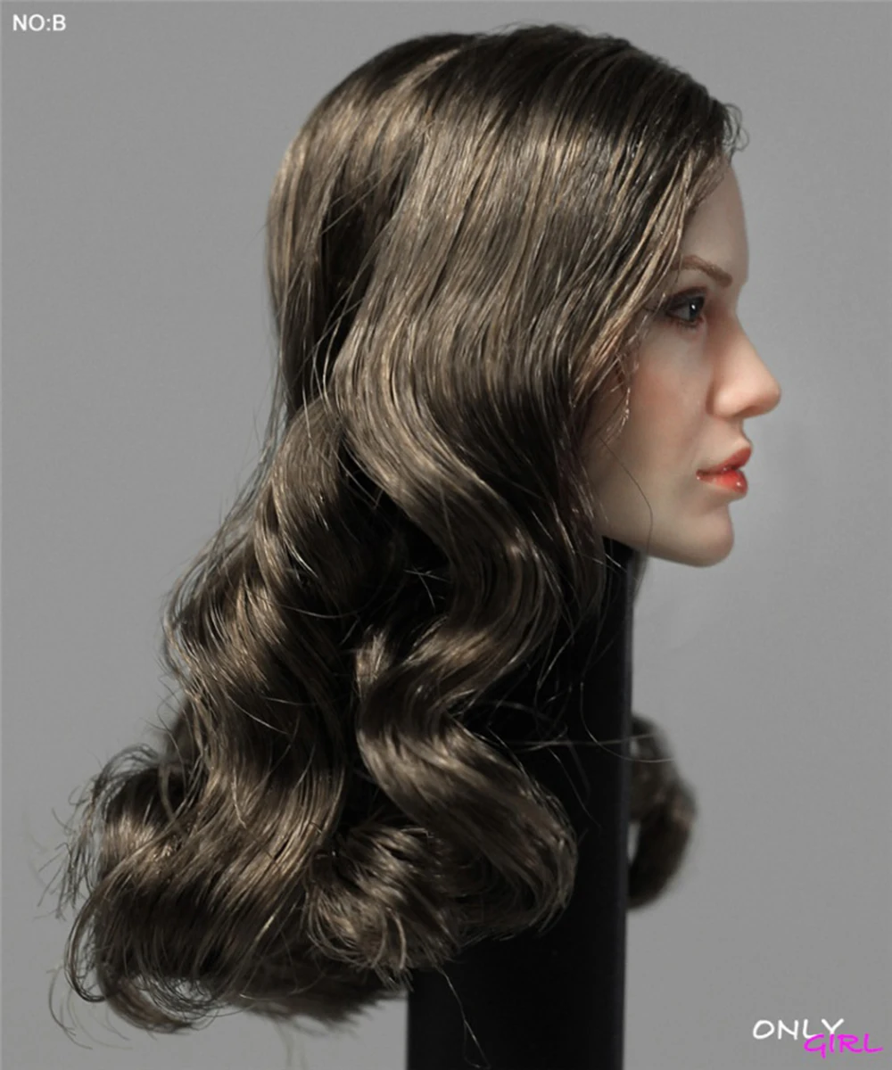 1/6 Scale Female Angelina Jolie head Sculpt Blonde/Brown Hair For 12" Female Action Figures Bodies Dolls 
1/6 Scale Female Angelina Jolie head Sculpt Blonde/Brown Hair For 12" Female Action Figures Bodies Dolls