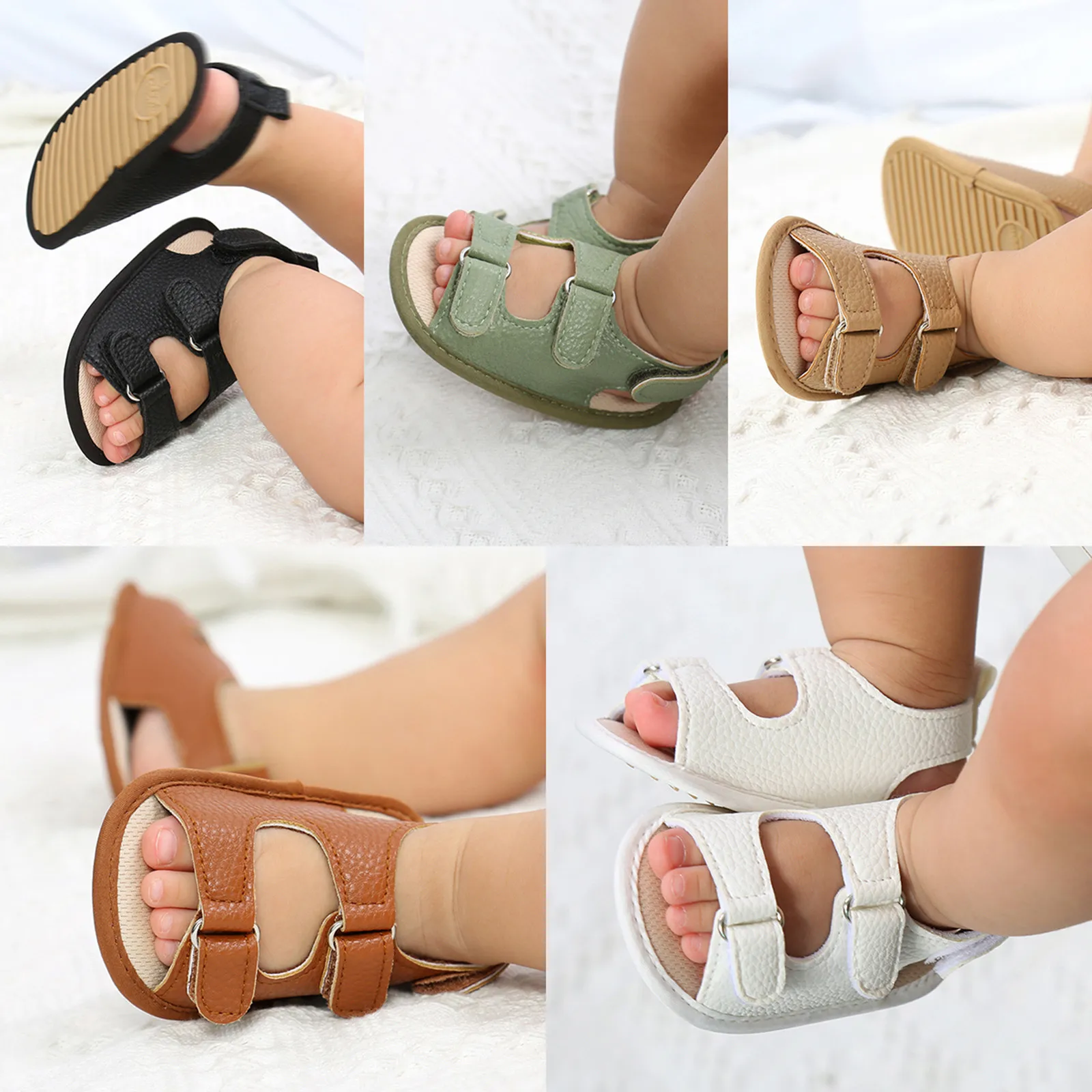 Baby Boys Girls Sandals Newborn Shoes Soft Non-Slip Rubber Sole Prewalker Flat Walkers Summer Fashion Toddler Baby Shoes Sandals
Baby Boys Girls Sandals Newborn Shoes Soft Non-Slip Rubber Sole Prewalker Flat Walkers Summer Fashion Toddler Baby Shoes Sandals