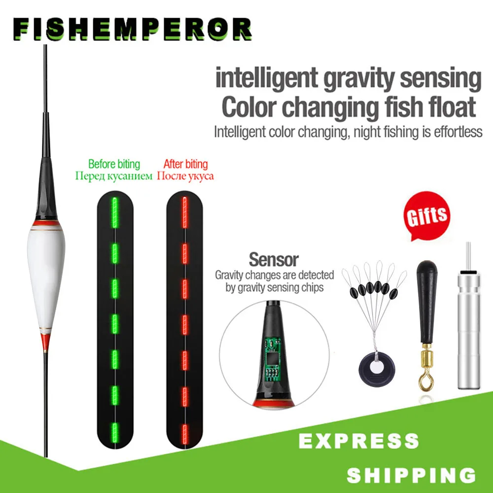 Gravity sensor Fishing Float Light Night Luminous Fishing Floats Automatically Remind Fishing Float With Button Battery CR425
Gravity sensor Fishing Float Light Night Luminous Fishing Floats Automatically Remind Fishing Float With Button Battery CR425