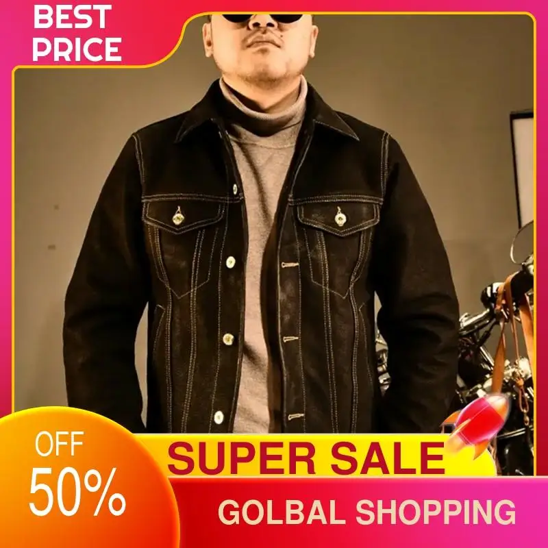 2021 Black Japan Casual Style Genuine Leather Jacket Men Single Breasted Large Size 3XL Real Natural Sheepskin Spring Short Coat
2021 Black Japan Casual Style Genuine Leather Jacket Men Single Breasted Large Size 3XL Real Natural Sheepskin Spring Short Coat