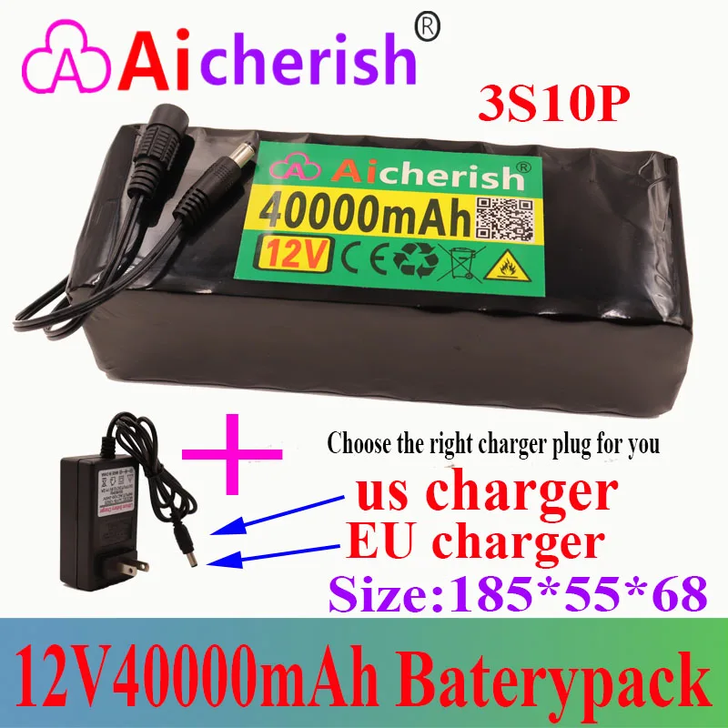 12V Battery Electric Bicycle Li-Ion Rechargeable 18650 3S10P 40Ah 780W BMS Scooter Batteries Function Overcharge Protection
12V Battery Electric Bicycle Li-Ion Rechargeable 18650 3S10P 40Ah 780W BMS Scooter Batteries Function Overcharge Protection