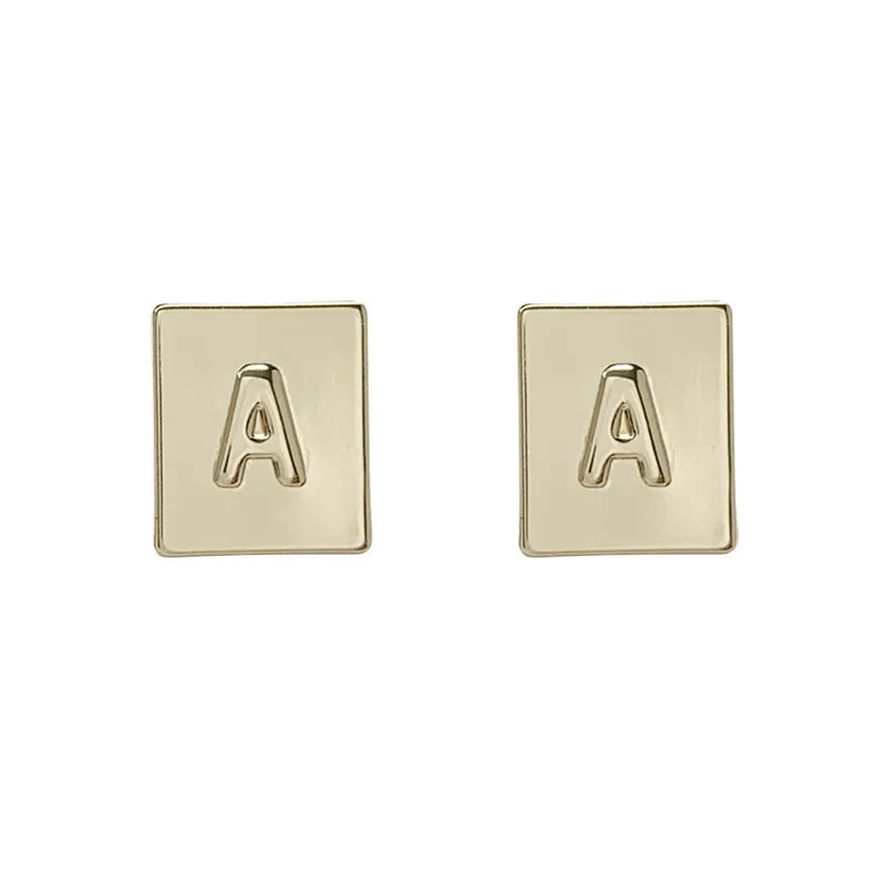 TIMEONLY Simple Metal Square Letter Earrings for Women Ladies Vintage Gold Color Alloy Geometric Letters Stud Earrings Oorbellen
TIMEONLY Simple Metal Square Letter Earrings for Women Ladies Vintage Gold Color Alloy Geometric Letters Stud Earrings Oorbellen