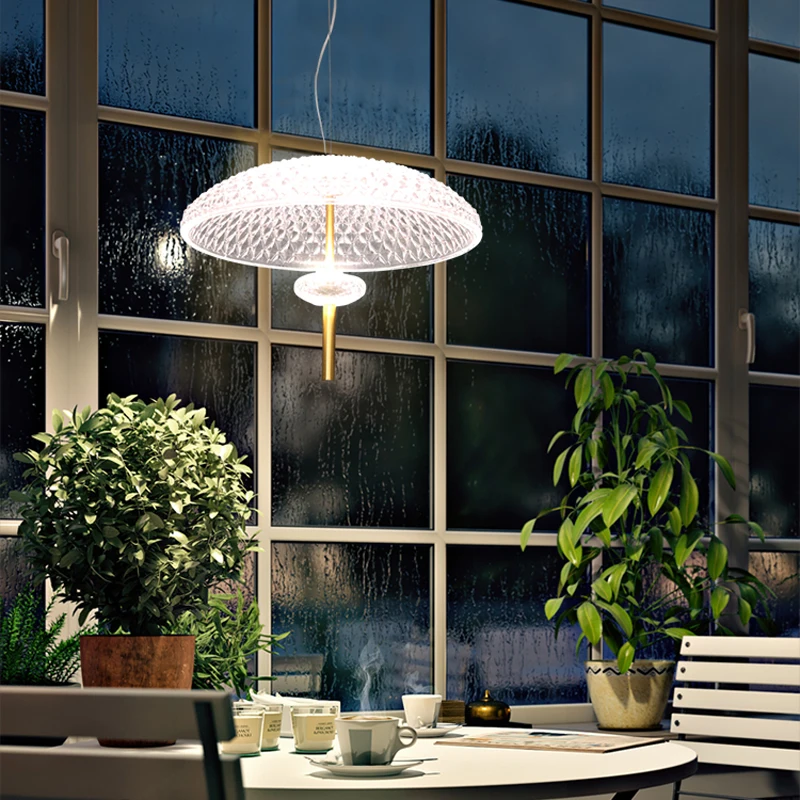 Modern Transparent glass umbrella LED pendant lights bar lighting Nordic living room restaurant deco hanging lamp corridor light
Modern Transparent glass umbrella LED pendant lights bar lighting Nordic living room restaurant deco hanging lamp corridor light