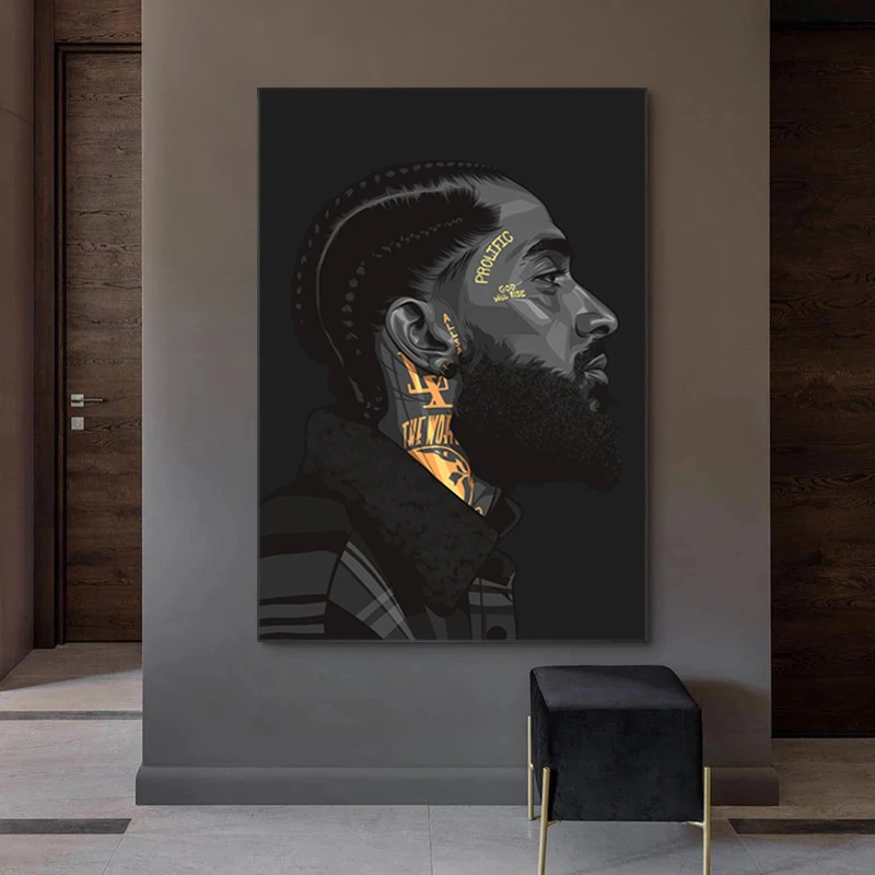 Nipsey Hussle Hip Hop Music Rapper Singer Art Canvas Print Painting Portrait Living Room Wall Pictures Home Decoration Posters
Nipsey Hussle Hip Hop Music Rapper Singer Art Canvas Print Painting Portrait Living Room Wall Pictures Home Decoration Posters