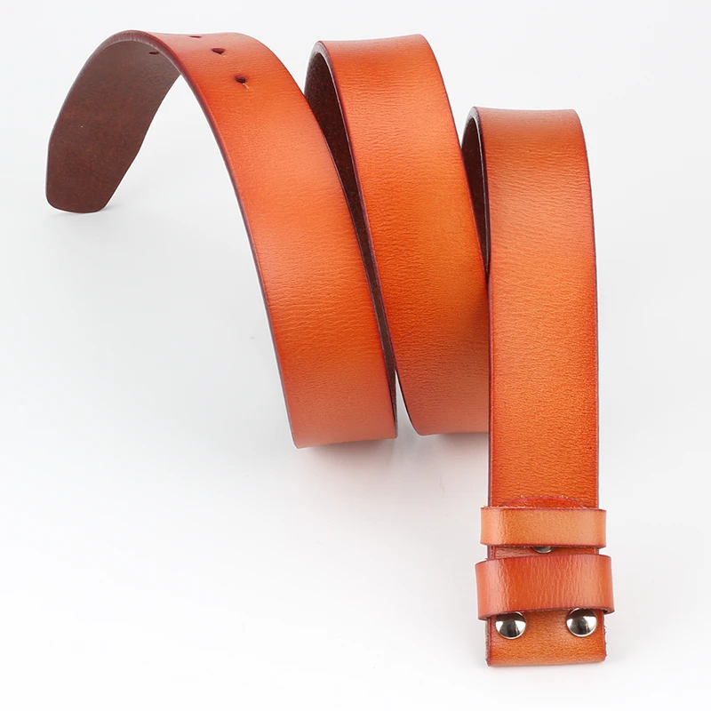 Diy Belt Genuine Leather Without Buckle Replace Belt Cowskin Leather Belt Body Pure Color Smooth Buckle Cowhide Waistband 
Diy Belt Genuine Leather Without Buckle Replace Belt Cowskin Leather Belt Body Pure Color Smooth Buckle Cowhide Waistband