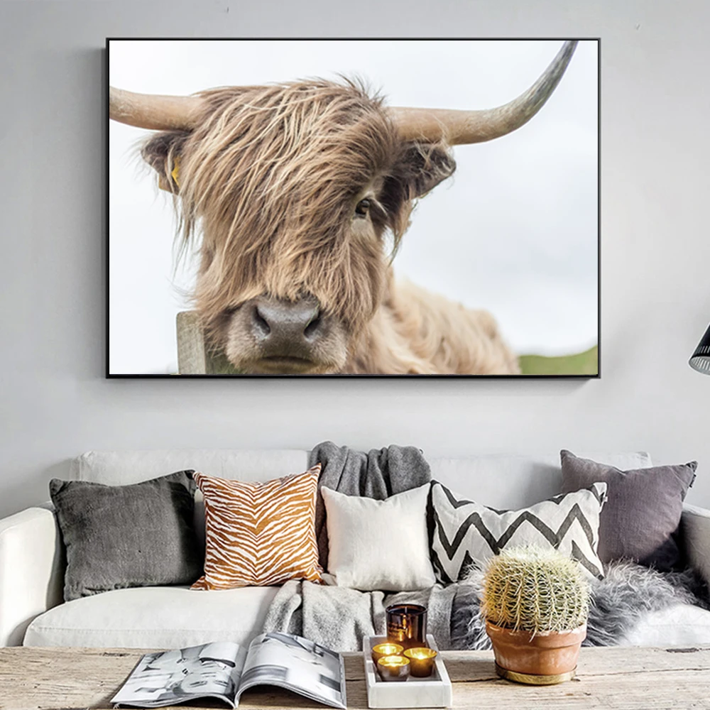 Printed Wall Art Cow Poster Canvas Art Animal Posters and Prints Art Nordic High Definition Decor Wall Picture for Living Room
Printed Wall Art Cow Poster Canvas Art Animal Posters and Prints Art Nordic High Definition Decor Wall Picture for Living Room