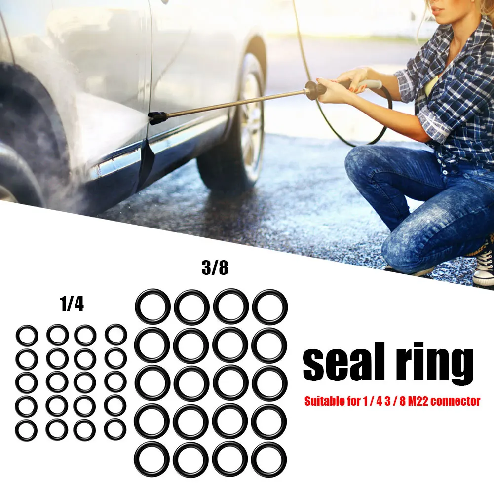 40pcs Car Power Pressure Washer O-Rings Replacement for 1/4 inch 3/8 inch M22 Quick Connect Coupler Auto Accessories
40pcs Car Power Pressure Washer O-Rings Replacement for 1/4 inch 3/8 inch M22 Quick Connect Coupler Auto Accessories