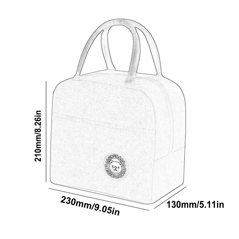 Portable Lunch Bag Thermal Insulated Lunch Box Tote Cooler Bag Bento Pouch Lunch Container Food Storage Bags Handbag
Portable Lunch Bag Thermal Insulated Lunch Box Tote Cooler Bag Bento Pouch Lunch Container Food Storage Bags Handbag