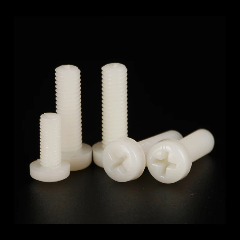 HOONGKAI 50pcs M3 White Nylon Round Head Phillips Screw Round Head Cross Machine Tooth Plastic Screw 94V-2
HOONGKAI 50pcs M3 White Nylon Round Head Phillips Screw Round Head Cross Machine Tooth Plastic Screw 94V-2