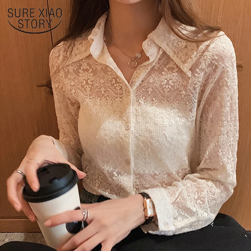 Plus Size Spring New Lace Bottoming Shirt Fashion Chic Floral Embroidery White Blouse Women Long Sleeve Korean Hollow Top 13125
Plus Size Spring New Lace Bottoming Shirt Fashion Chic Floral Embroidery White Blouse Women Long Sleeve Korean Hollow Top 13125