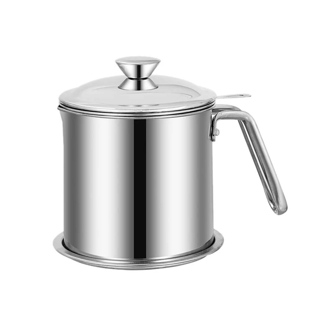 1.3L stainless steel lard tank oil filter pot large capacity filter oil Separator storage tank kitchen tools oil bottle With Lid
1.3L stainless steel lard tank oil filter pot large capacity filter oil Separator storage tank kitchen tools oil bottle With Lid