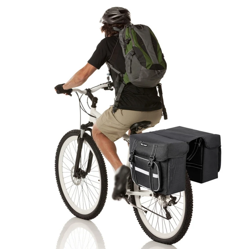 Bike Rear Seat Trunk Bag Bicycle Rear Bag Pannier Bag Luggage Carrier Outdoor Rain Cover 25L Touring Bag Bike Accessories
Bike Rear Seat Trunk Bag Bicycle Rear Bag Pannier Bag Luggage Carrier Outdoor Rain Cover 25L Touring Bag Bike Accessories