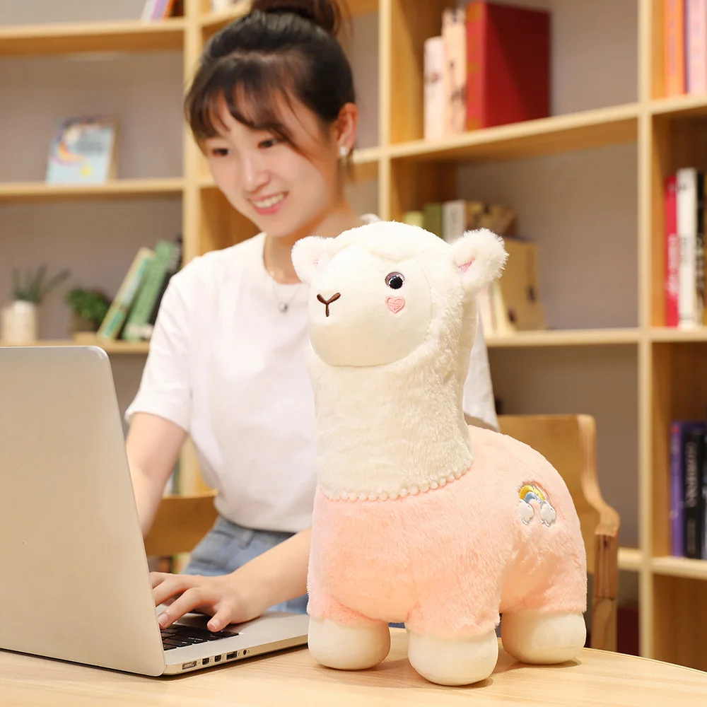 Hot 25/35/45cm Cute Alpacasso Alpaca Plush Toys Super Soft Stuffed Animal Sheep Pillow Dolls for Children kawaii Birthday Gifts
Hot 25/35/45cm Cute Alpacasso Alpaca Plush Toys Super Soft Stuffed Animal Sheep Pillow Dolls for Children kawaii Birthday Gifts