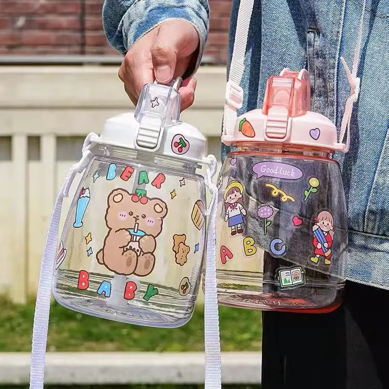 Cute Water Bottle Big-bellied Water Cup Straw Fat Cup Water Bottle Plastic Portable Cup Water Bottle with Straw Water Bottle
Cute Water Bottle Big-bellied Water Cup Straw Fat Cup Water Bottle Plastic Portable Cup Water Bottle with Straw Water Bottle