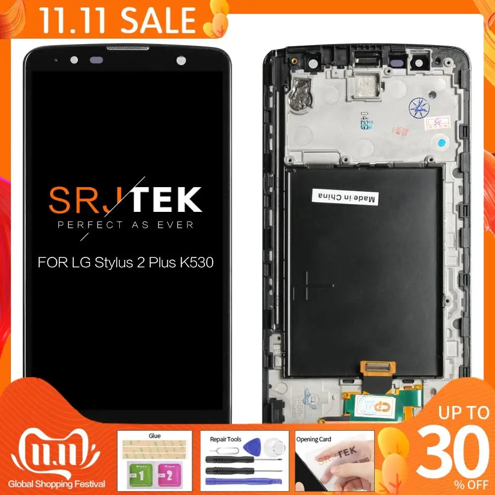 Srjtek 100% протестированный дисплей для LG Stylo 2 Plus 4G K550 MS550 ЖК сенсорный экран дигитайзер Замена для LG Stylo 2 Plus дисплей 
Srjtek 100% протестированный дисплей для LG Stylo 2 Plus 4G K550 MS550 ЖК сенсорный экран дигитайзер Замена для LG Stylo 2 Plus дисплей