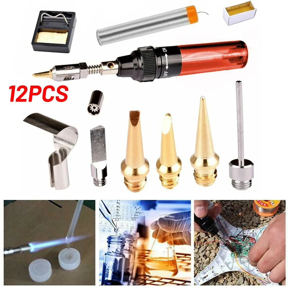 MT-100 Gas Soldering Iron Electric Blow Torch Gun Wireless Portable Butane Tools
MT-100 Gas Soldering Iron Electric Blow Torch Gun Wireless Portable Butane Tools