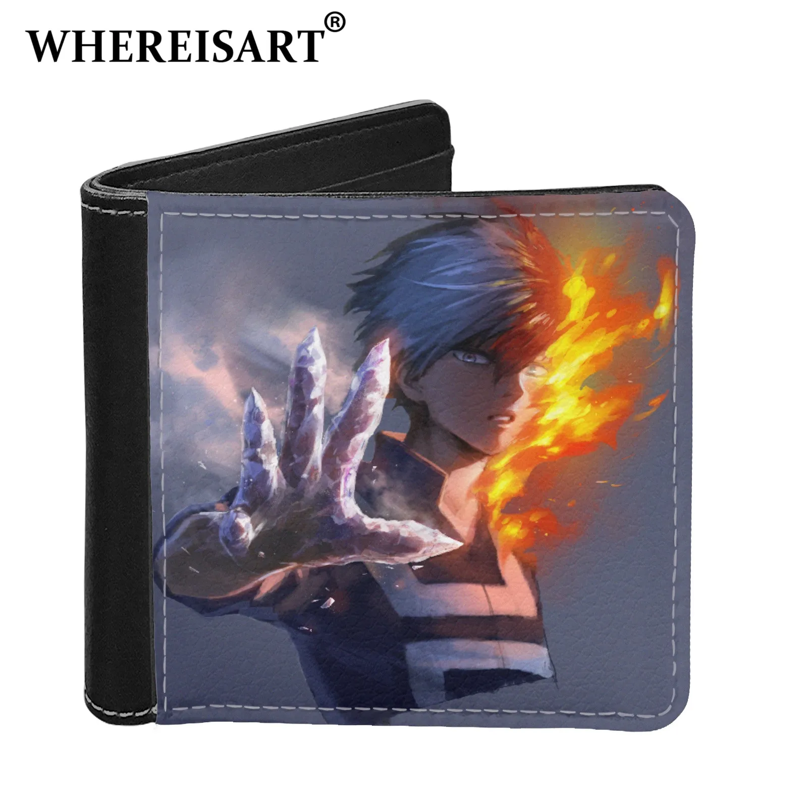 WHEREISART Short PU Leather Men Wallets Scorch Cartoon Male Purse Money Credit Card Handbag Personal Design Bag Teenager Gift
WHEREISART Short PU Leather Men Wallets Scorch Cartoon Male Purse Money Credit Card Handbag Personal Design Bag Teenager Gift