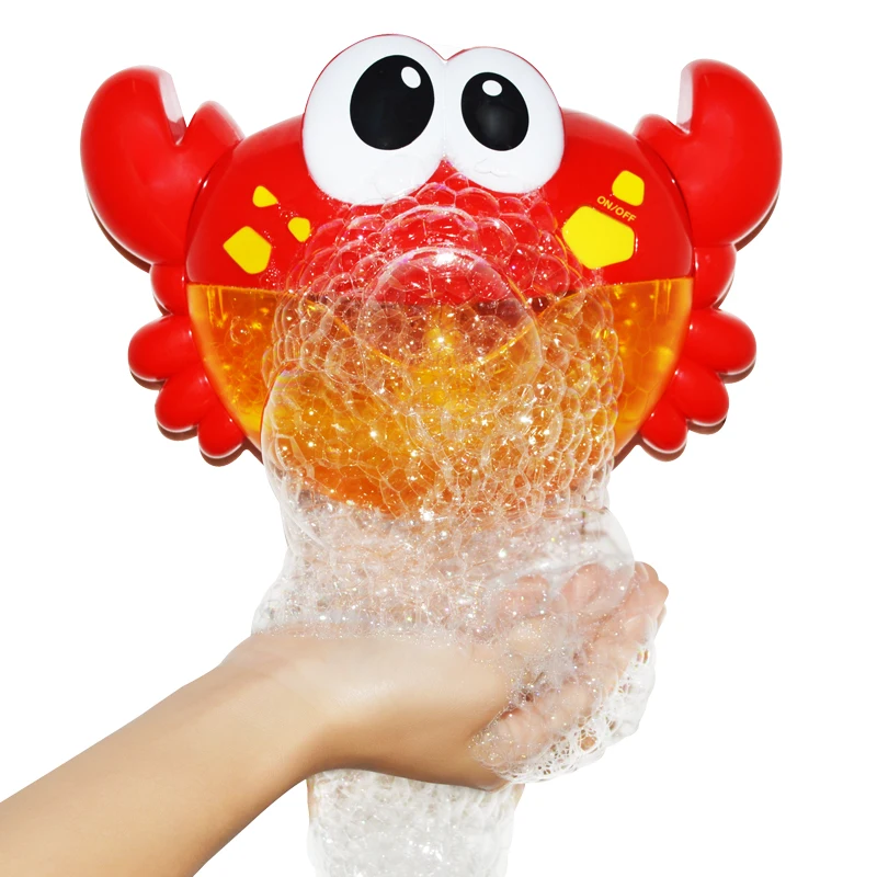 New Bubble Crabs Baby Bath Toy Funny Bath Bubble Maker Pool Swimming Bathtub Soap Machine Toys for Children Gift
New Bubble Crabs Baby Bath Toy Funny Bath Bubble Maker Pool Swimming Bathtub Soap Machine Toys for Children Gift
