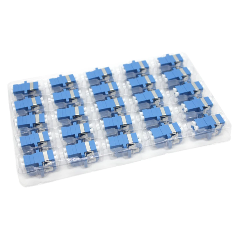50/100/200Pcs LC UPC Duplex Single-mode Fiber Optic Adapter LC Female Optical fiber coupler Fiber flange LC connector
50/100/200Pcs LC UPC Duplex Single-mode Fiber Optic Adapter LC Female Optical fiber coupler Fiber flange LC connector