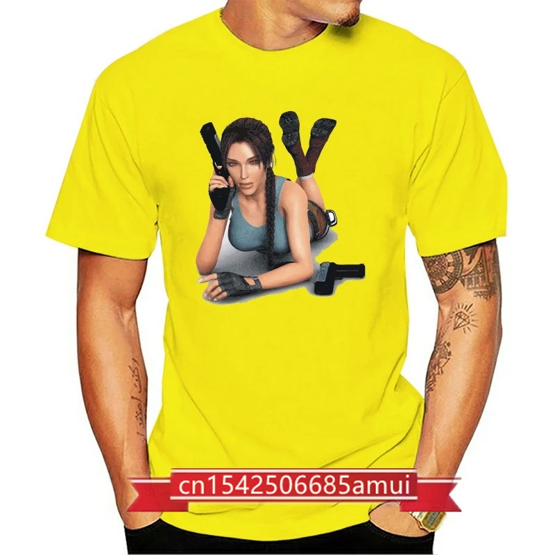 TShirt Tomb Raider Lara Croft T Shirts Fashion Men Short Sleeve O-neck Cotton T-shirt Cool Tees Tops Streetwear
TShirt Tomb Raider Lara Croft T Shirts Fashion Men Short Sleeve O-neck Cotton T-shirt Cool Tees Tops Streetwear