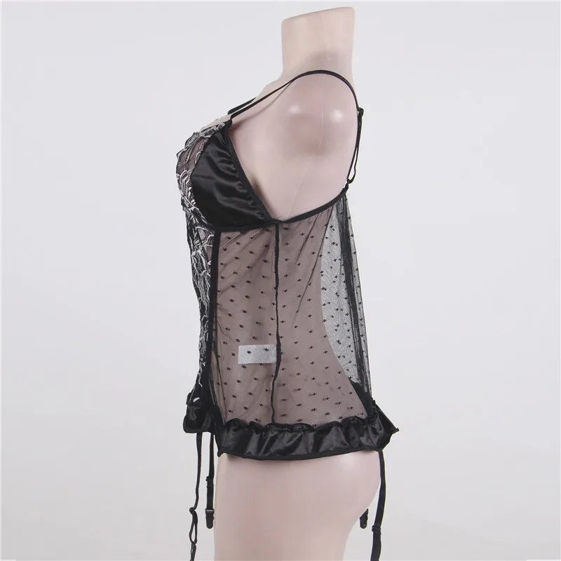 Large Size Jumpsuit Corset Tights Lace Hollow Out Sexy Lingerie Pajamas Embroidery Sleep Dress M-5XL 
Large Size Jumpsuit Corset Tights Lace Hollow Out Sexy Lingerie Pajamas Embroidery Sleep Dress M-5XL