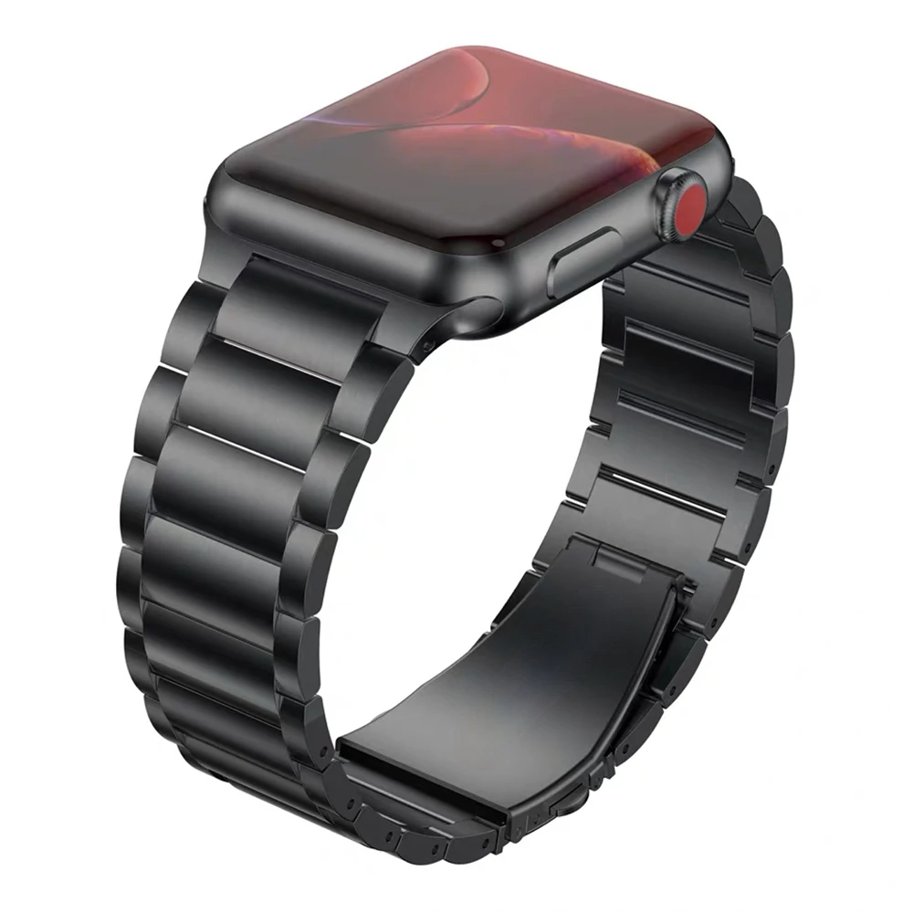 for apple watch strap serie 6 5 4 3 bracelet for applewatch iwatch band 44mm 42mm 40mm 38mm correa stainless steel watchband
for apple watch strap serie 6 5 4 3 bracelet for applewatch iwatch band 44mm 42mm 40mm 38mm correa stainless steel watchband