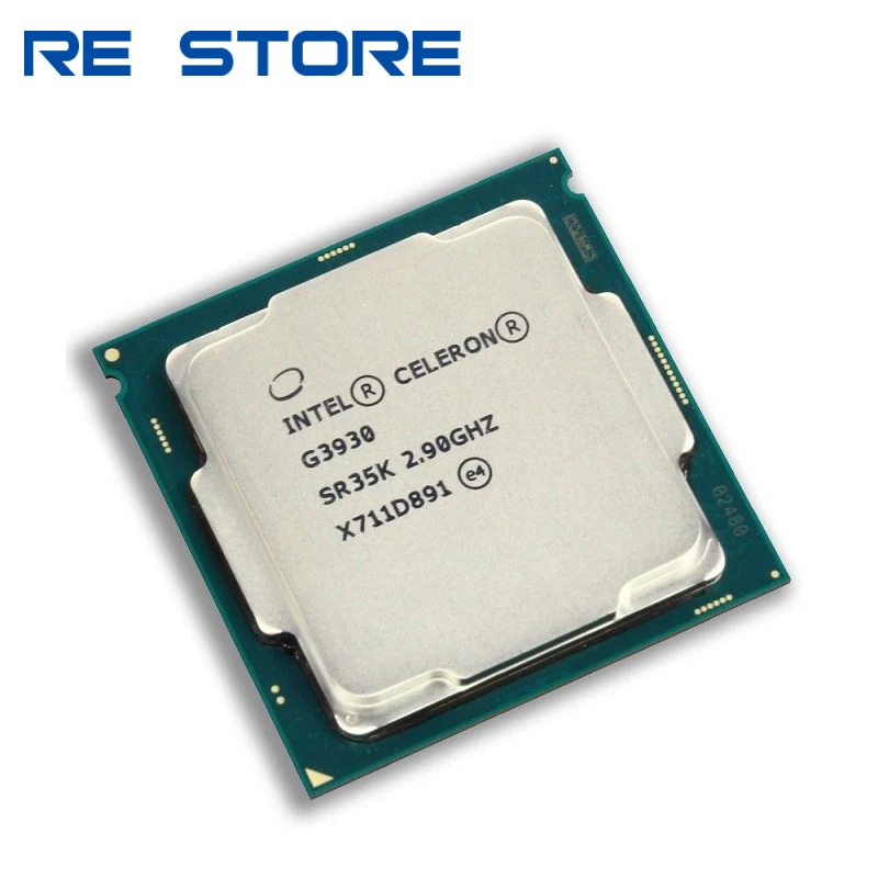 Процессор Intel Celeron G3930 SR35K LGA 2 90 б/у двухъядерный Мб кэш памяти 1151 ГГц|cpu processor|intel