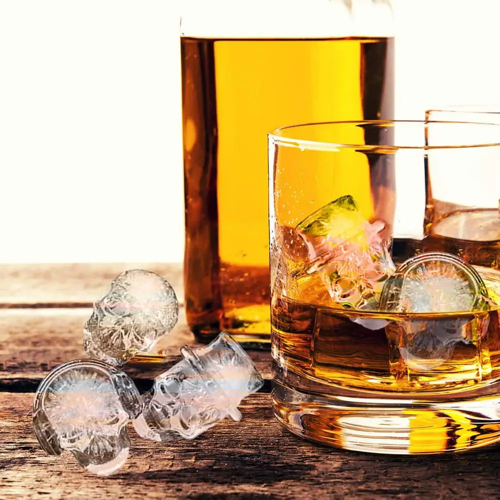 DIY Creative Molds for Bars Silicone Skull Ice Cube Four-in-one Silicone Skull Ice Cube Silicone Mold 6 Ice Cubes Maker Tool
DIY Creative Molds for Bars Silicone Skull Ice Cube Four-in-one Silicone Skull Ice Cube Silicone Mold 6 Ice Cubes Maker Tool