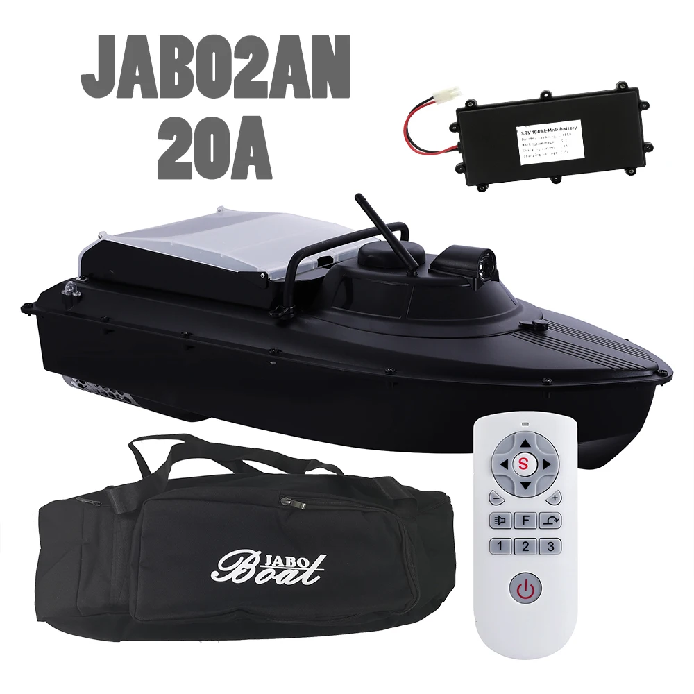 Лодки для доставки прикорма и оснастки JABO2AN 20A + распылитель ранцевого типа с GPS