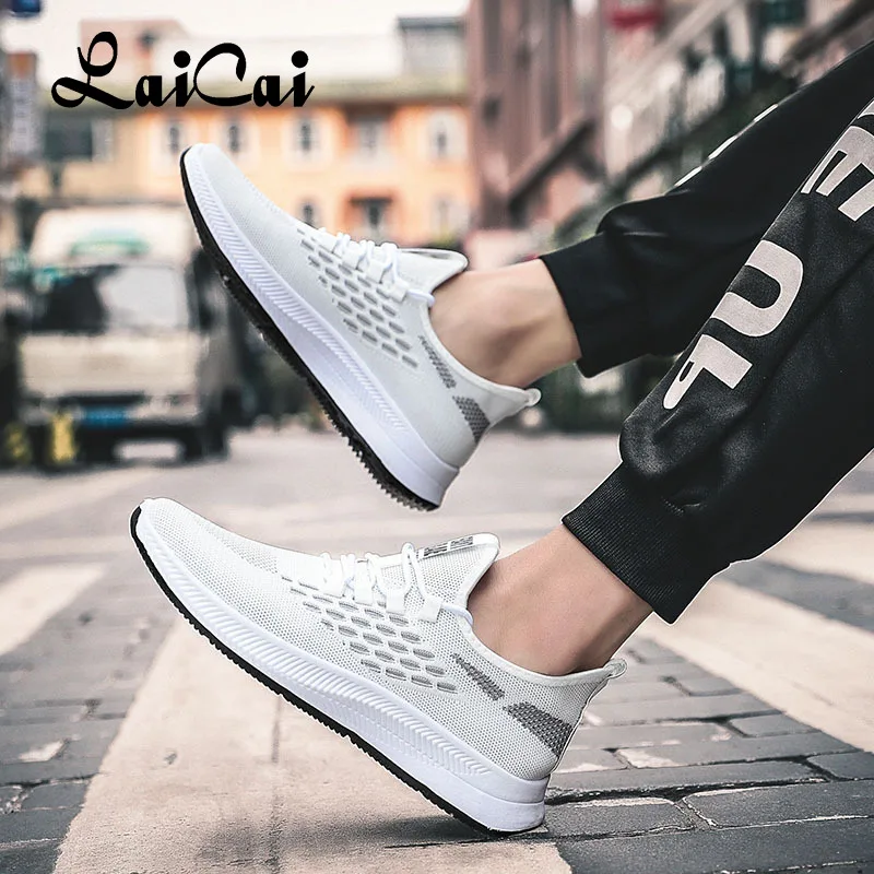 LaiCai New Arrivals Sports Shoes Mesh Low Top Comfortable Sneakers for Mens Jogging Shoe Lightweight Knitting Off White Shoes
LaiCai New Arrivals Sports Shoes Mesh Low Top Comfortable Sneakers for Mens Jogging Shoe Lightweight Knitting Off White Shoes
