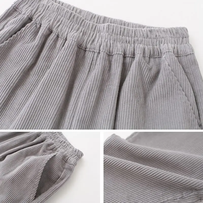EleeMee Casual Pants For Women Corduroy Loose Straight Women Warm Winter Female Trouser Daily Concise Ladies Size S-L
EleeMee Casual Pants For Women Corduroy Loose Straight Women Warm Winter Female Trouser Daily Concise Ladies Size S-L